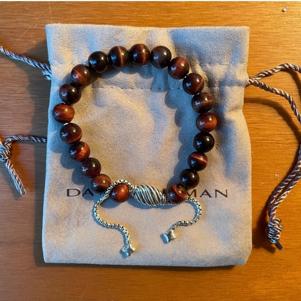 David Yurman Tiger’s Eye Spiritual Beads